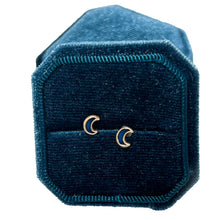 Load image into Gallery viewer, Moon Earrings - 10k Solid Gold