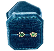 Load image into Gallery viewer, Turtle Earrings - 10k Solid Gold