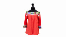 Load image into Gallery viewer, Mexican Blouse - bead embroidery