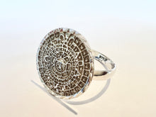 Load image into Gallery viewer, Silver Ring & Aztec Calendar