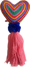 Load image into Gallery viewer, Pendant- Heart handmade (Rainbow).