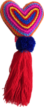 Load image into Gallery viewer, Pendant- Heart handmade (Rainbow).
