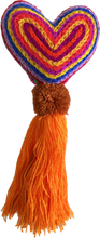 Load image into Gallery viewer, Pendant- Heart handmade (Rainbow).
