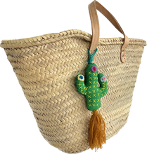 Load image into Gallery viewer, Pendant- Cactus Cross handmade.