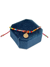 Load image into Gallery viewer, Adjustable bead bracelet - 9k Gold Plated
