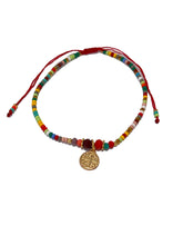Load image into Gallery viewer, Adjustable bead bracelet - 9k Gold Plated
