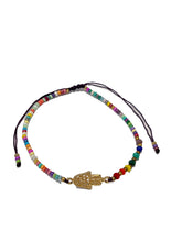 Load image into Gallery viewer, Adjustable bead bracelet - 9k Gold Plated
