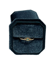 Load image into Gallery viewer, Ring Turkish eye- 14k Solid Gold

