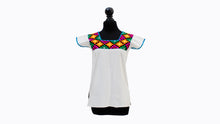 Load image into Gallery viewer, Mexican Blouse - Vivid colours embroidery
