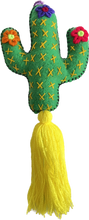Load image into Gallery viewer, Pendant- Cactus Cross handmade.
